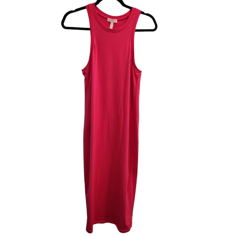 Leith Sleeveless Maxi Dress in Bright Pink